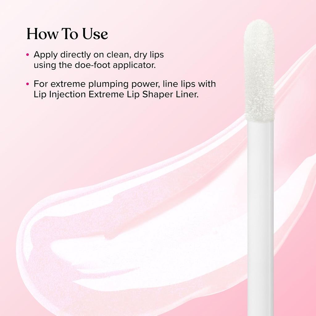 Too Faced Lip Injection Lip Plumper | Hydrating Lip Gloss for Fuller-Looking Lips | Original, Maximum Plump, Cooling Glo