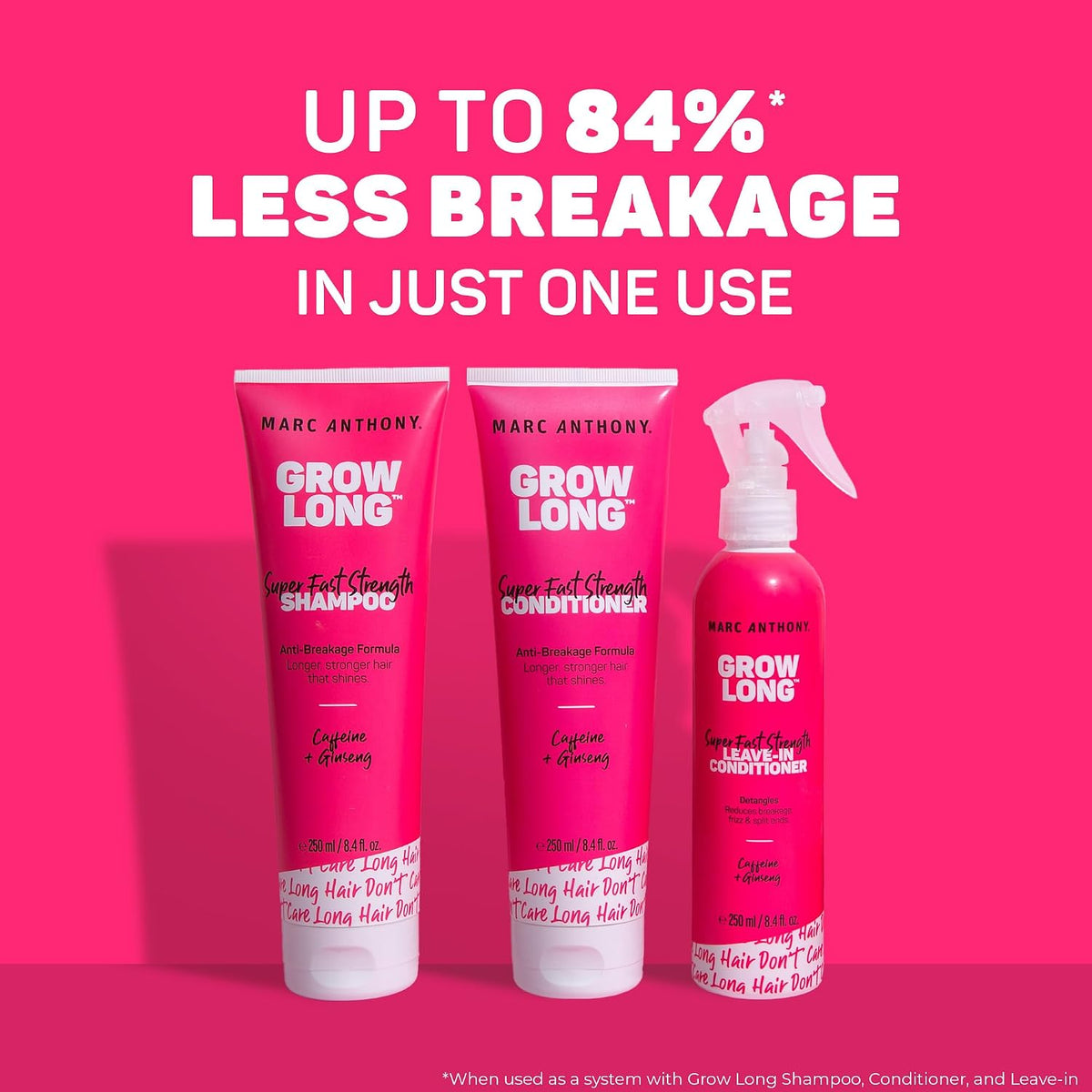Marc Anthony Grow Long, Anti Breakage Hair Shampoo & Conditioner Set