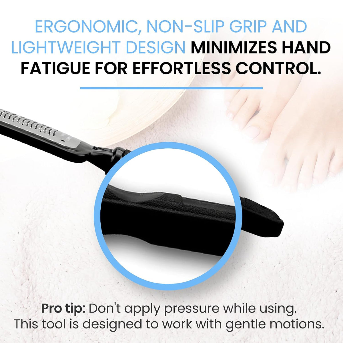 Rikans Colossal Foot File Foot Rasp Callus Remover for Soft Smooth Feet