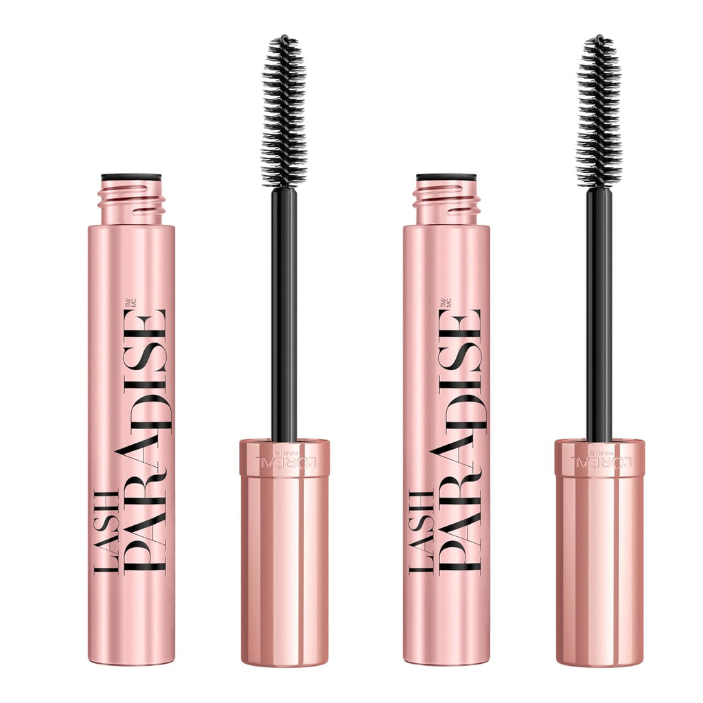 L'Oreal Paris Makeup Voluminous Lash Paradise Mascara, Voluptuous Volume, Intense Length, Feathery Soft Full Lashes, No 