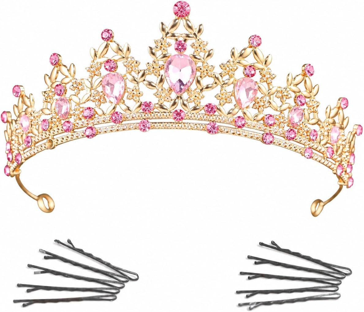 Crystal Crown and Tiara For Women - Rhinestone Headband For Princess Girls,Bridal Hair Accessories For Weddings Birthday