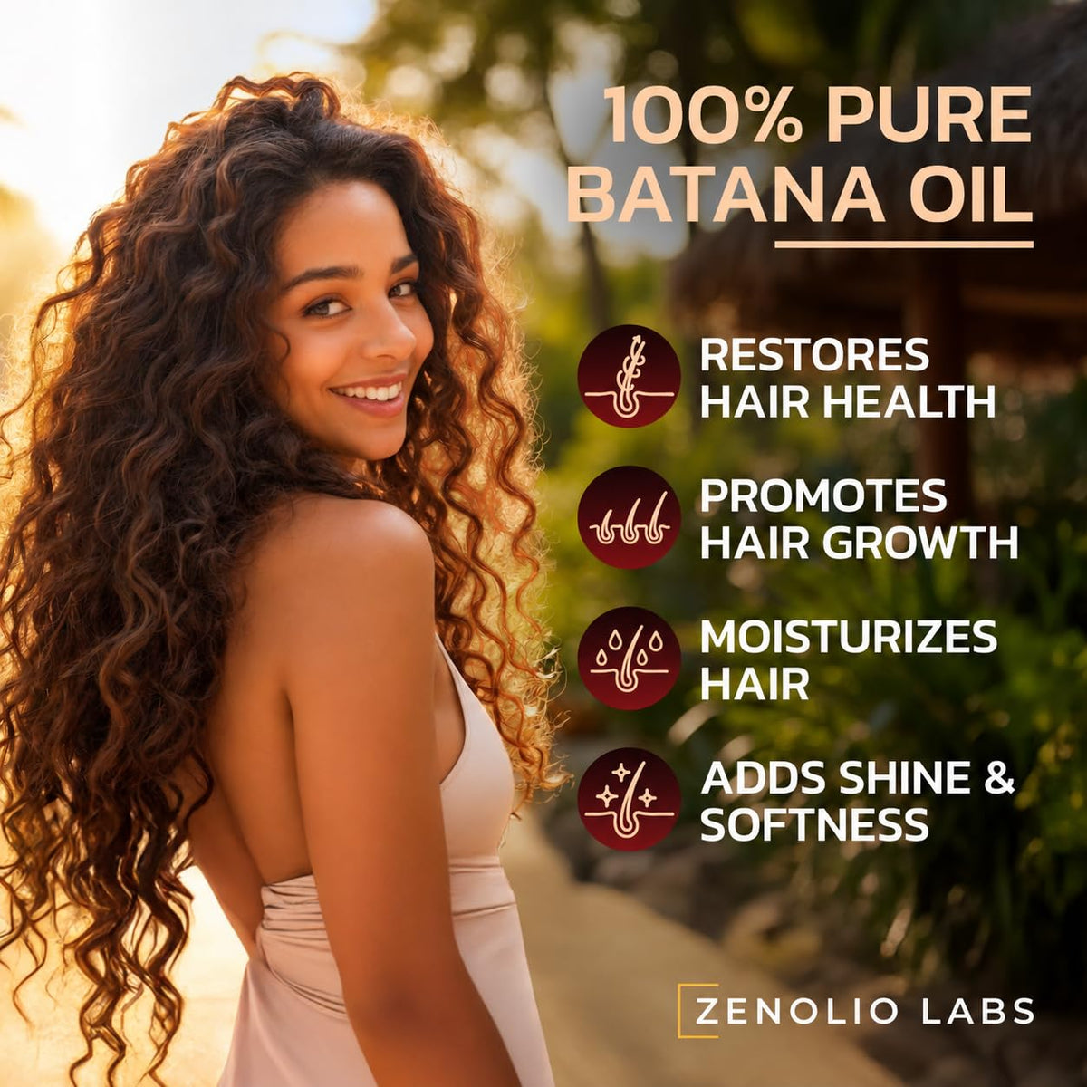 Batana Oil for Hair Growth - 100% Pure & Unrefined Raw Dr Sebi Botana Oil