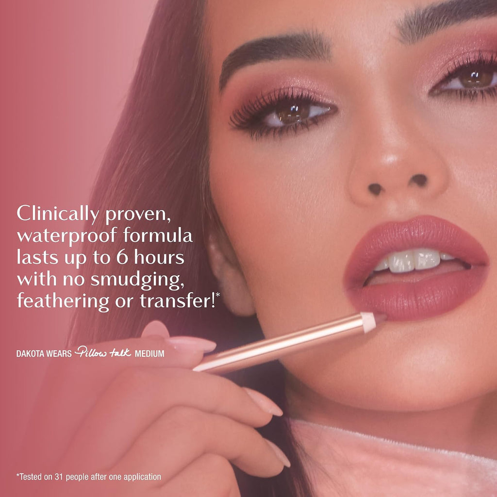 Charlotte Tilbury Lip Cheat Lip Liner Pencil - Gives Lips a Fuller-Looking, Defined Pout - Enriched with Jojoba Oil & Hy