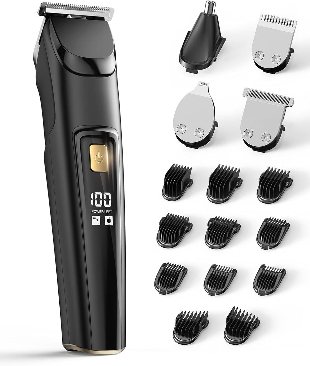 Beard Trimmer for Men,Fast Charge 4-in-1 Kit,18 Lengths,Gift for Men