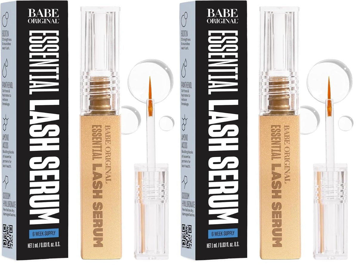 Babe Original Lash Serum - Fuller & Longer Looking Eyelashes, Advanced Lash Enhancing Treatment for Natural Lashes, Exte