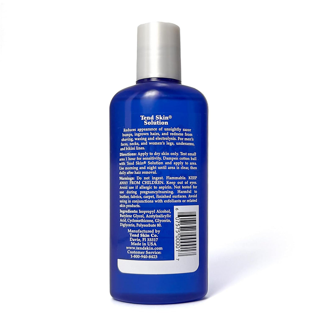 Tend Skin Solution for Razor Bumps and Ingrown Hair, 4 Oz