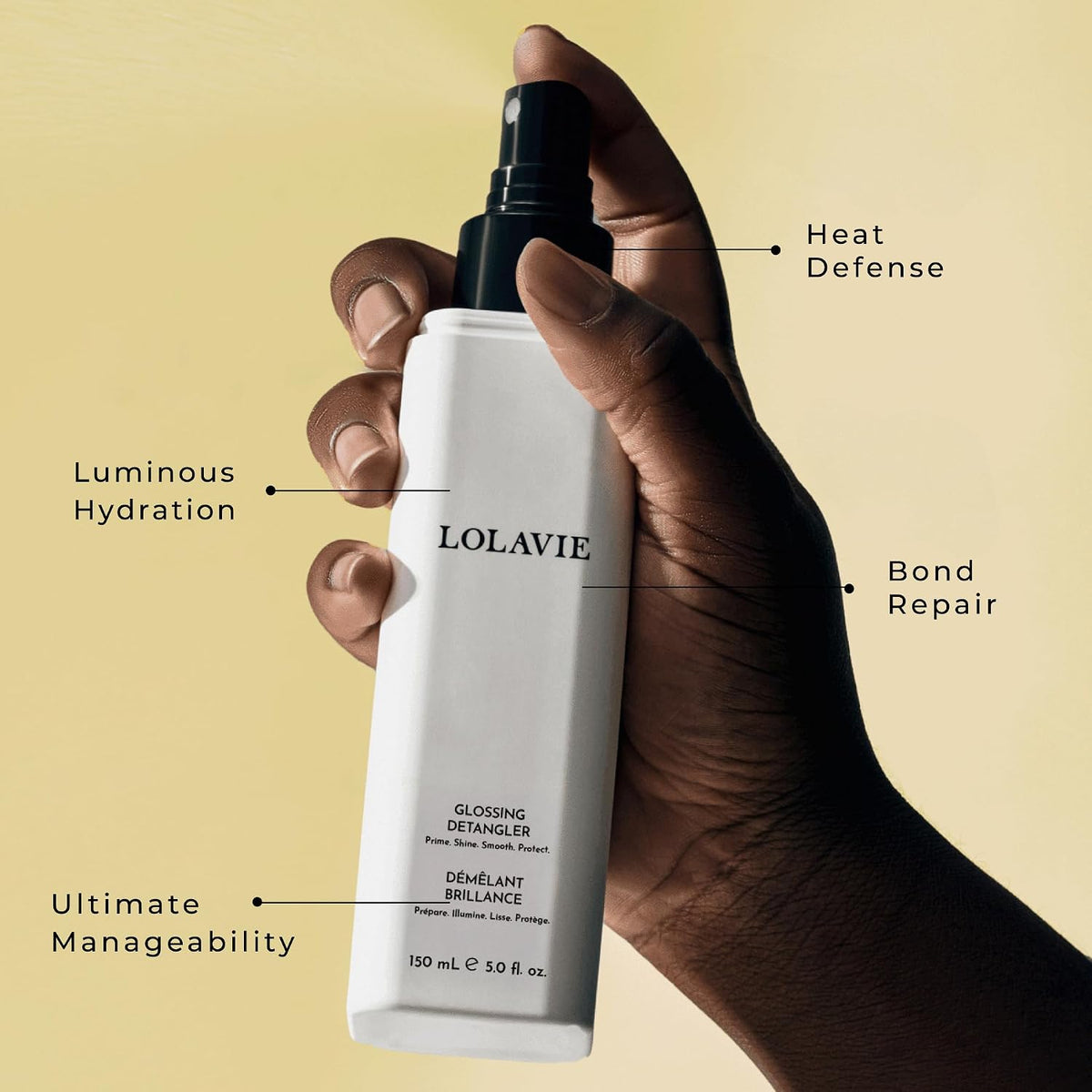 LolaVie Glossing Detangler - 5 oz
