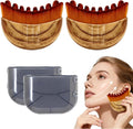 Lymphatic Contour Face Brush(2-PCS),Super Soft Manual Lymphatic Drainage Massager for Sculpting, Relieve Fatigue & Reduc