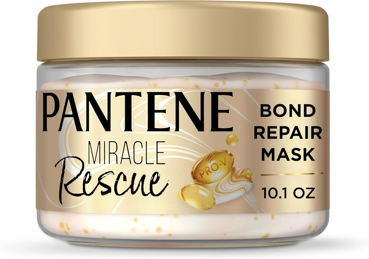 Pantene Miracle Rescue Hair Mask, Intensive Bond Repair with Melting Pro-V Pearls, Melts Away Damage, Builds Bonds, Stre