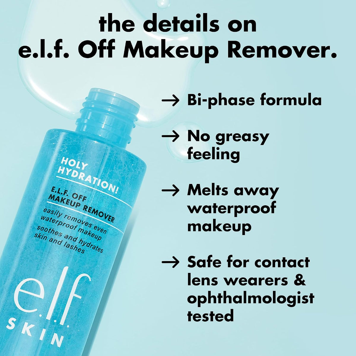 e.l.f. el.f. SKIN Holy Hydration Off Makeup Remover