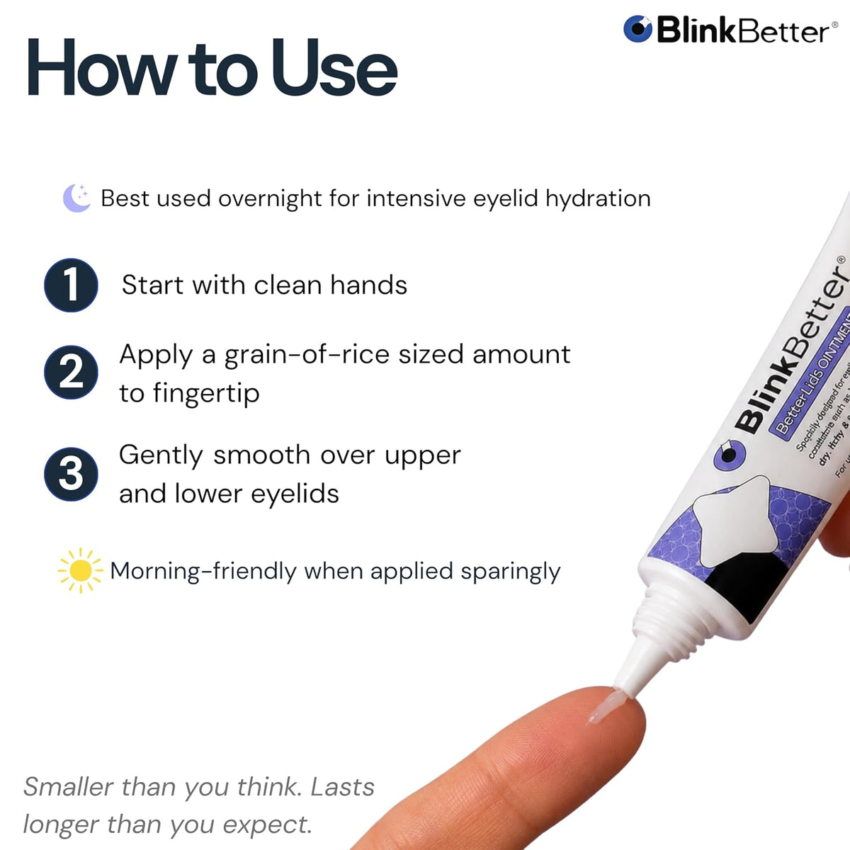BlinkBetter BetterLids Eyelid Ointment for Dry, Itchy & Sensitive Eyelids – Deep-Moisturising Oat Complex with Shea Butt