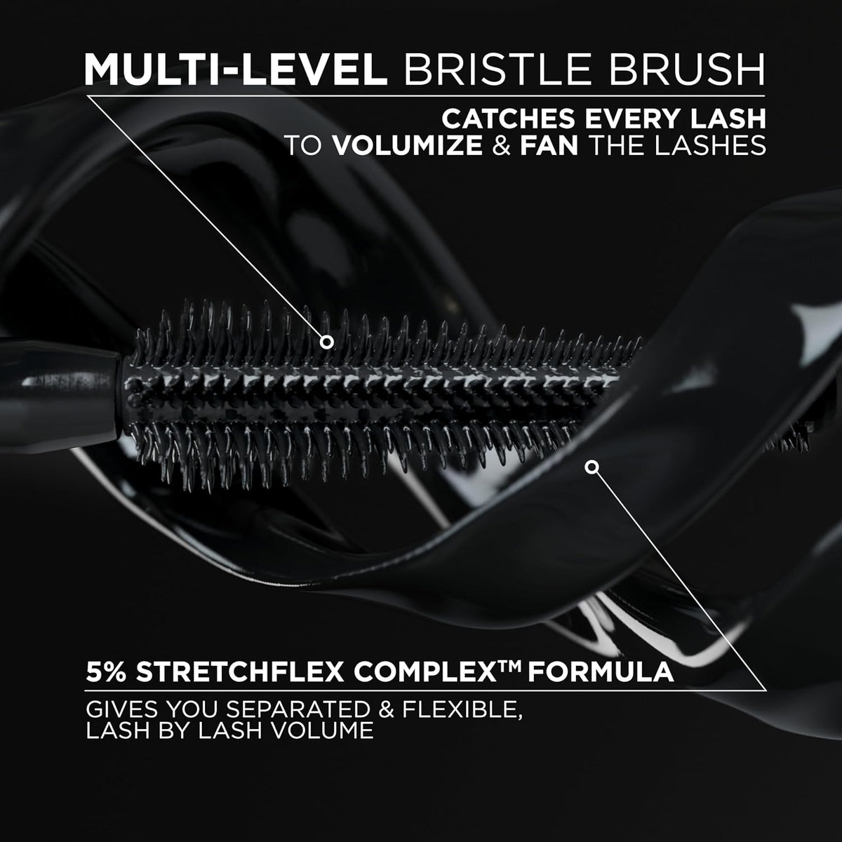 L'Oreal Paris Voluminous Panorama Mascara, Volumizing and Lengthening Mascara, Washable Longwear and Smudge Resistant Ma