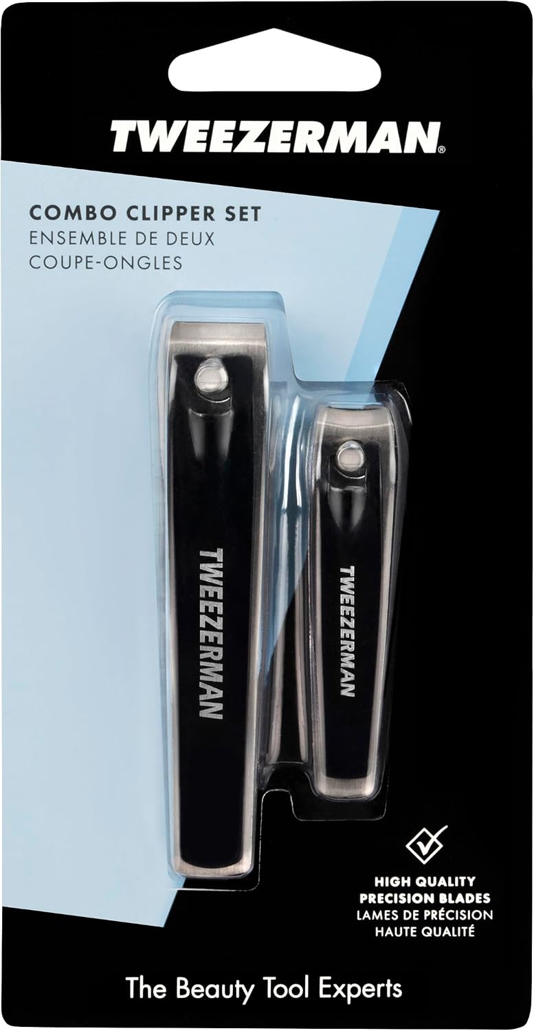 Tweezerman Combo Clipper Set Black/Stainless Steel