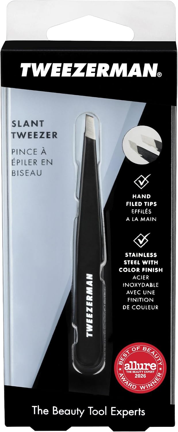 Tweezerman Slant Tweezer – Tweezerman Tweezers for Eyebrows Midnight Sky