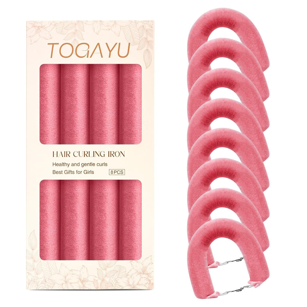 Heatless Curls Overnight Hair Care Set - Jumbo Velvet Hair Curlers
