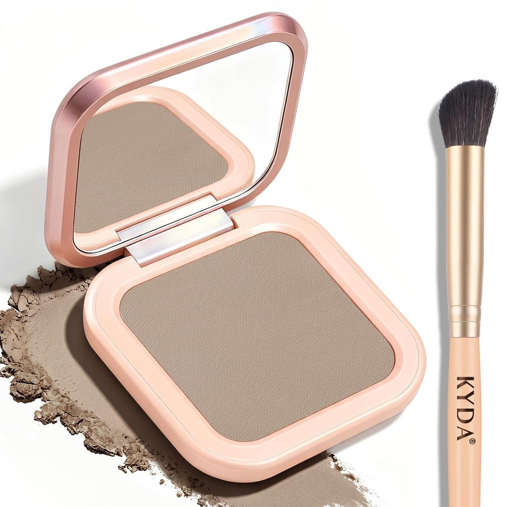 KYDA Face Sculpting Contour Palette, Smooth Matte Contour Pressed Powder, Ultra-fine Lightweight, Easy to Blend, Multius