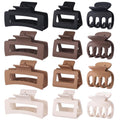 SMKSL 12 Pcs Hair Claw Clips for Women & Girls 3 Styles Hair Accessories