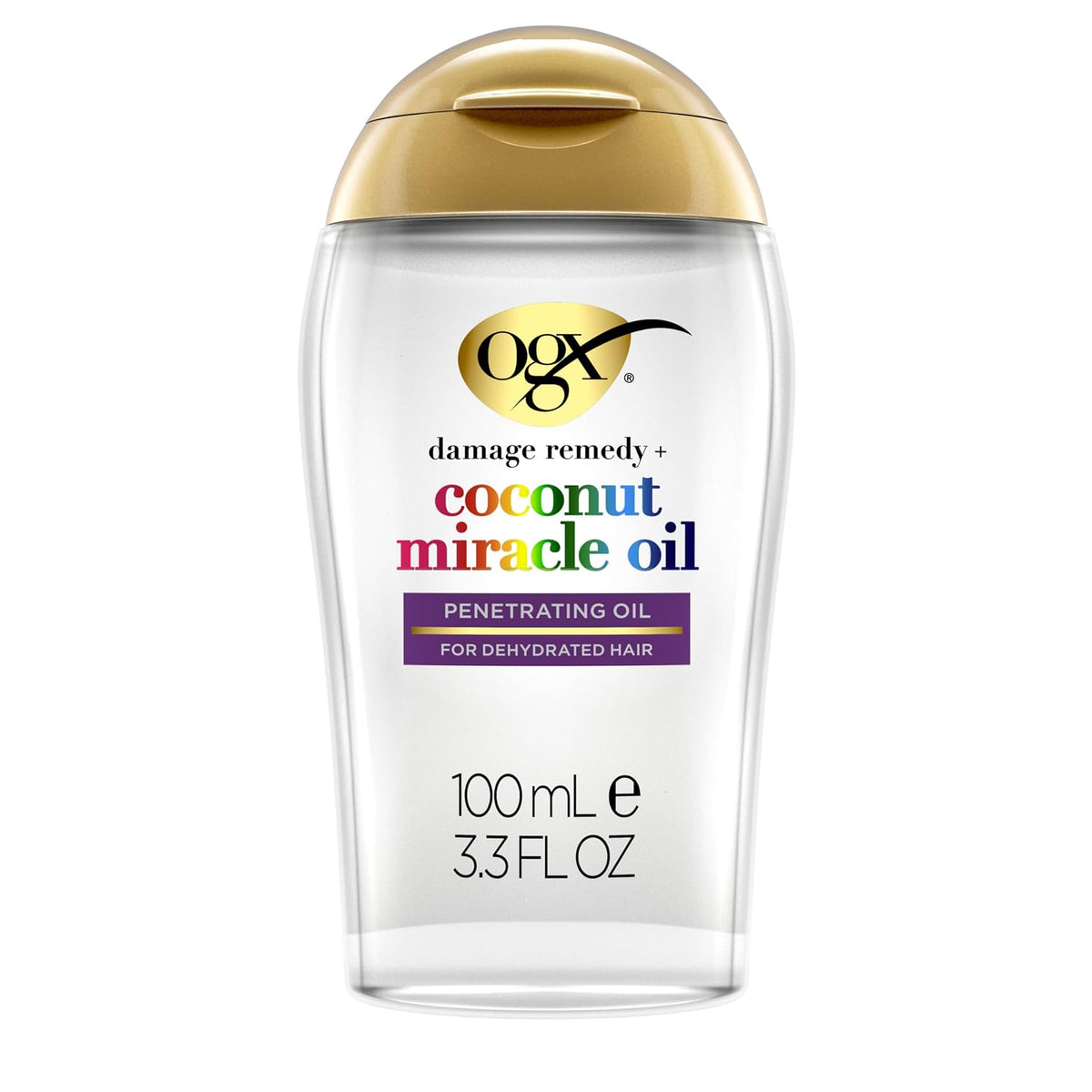 OGX Extra Strength Damage Remedy + Coconut Miracle Hair Oil, 3.3 fl. oz