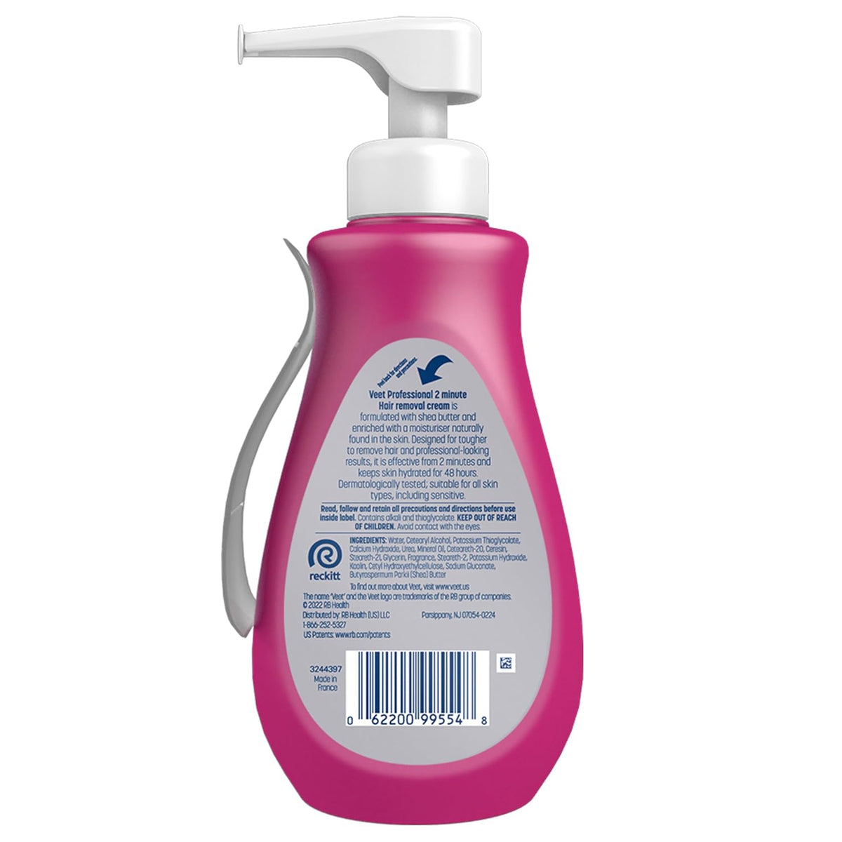 Veet Professional 2 Min Hair Removal Cream, Full Body & Bikini, 13.5 FL OZ