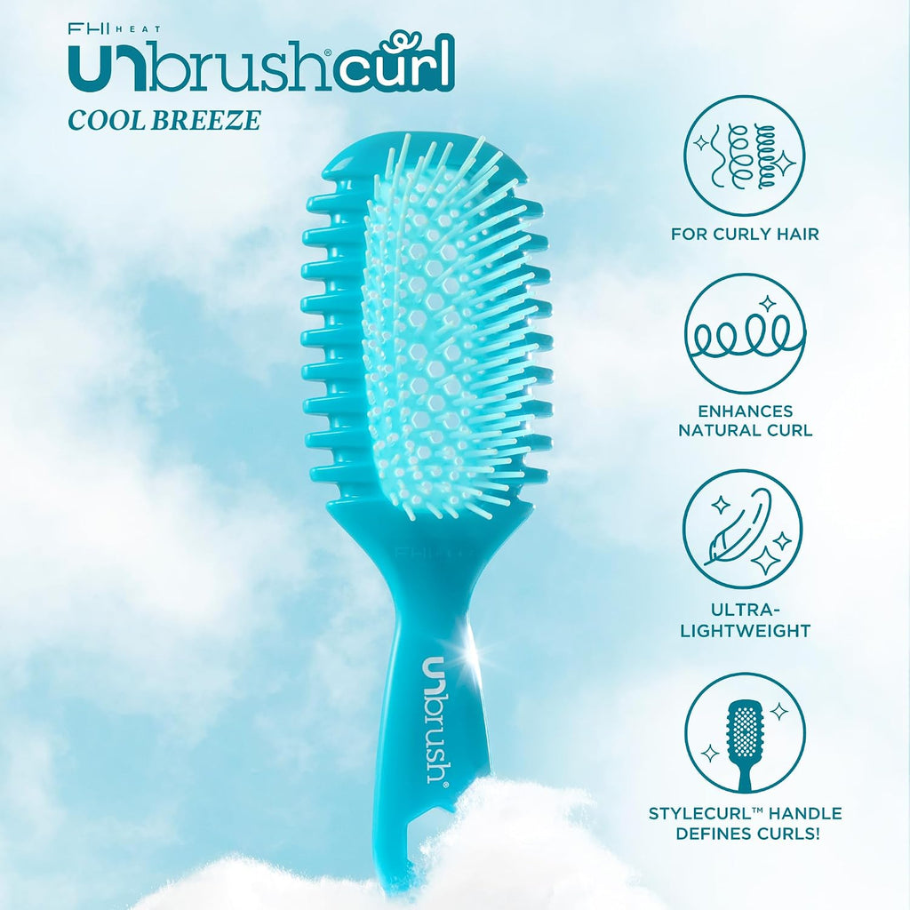 FHI Heat UNbrush Curl Detangling Brush for use on Wet Hair Only