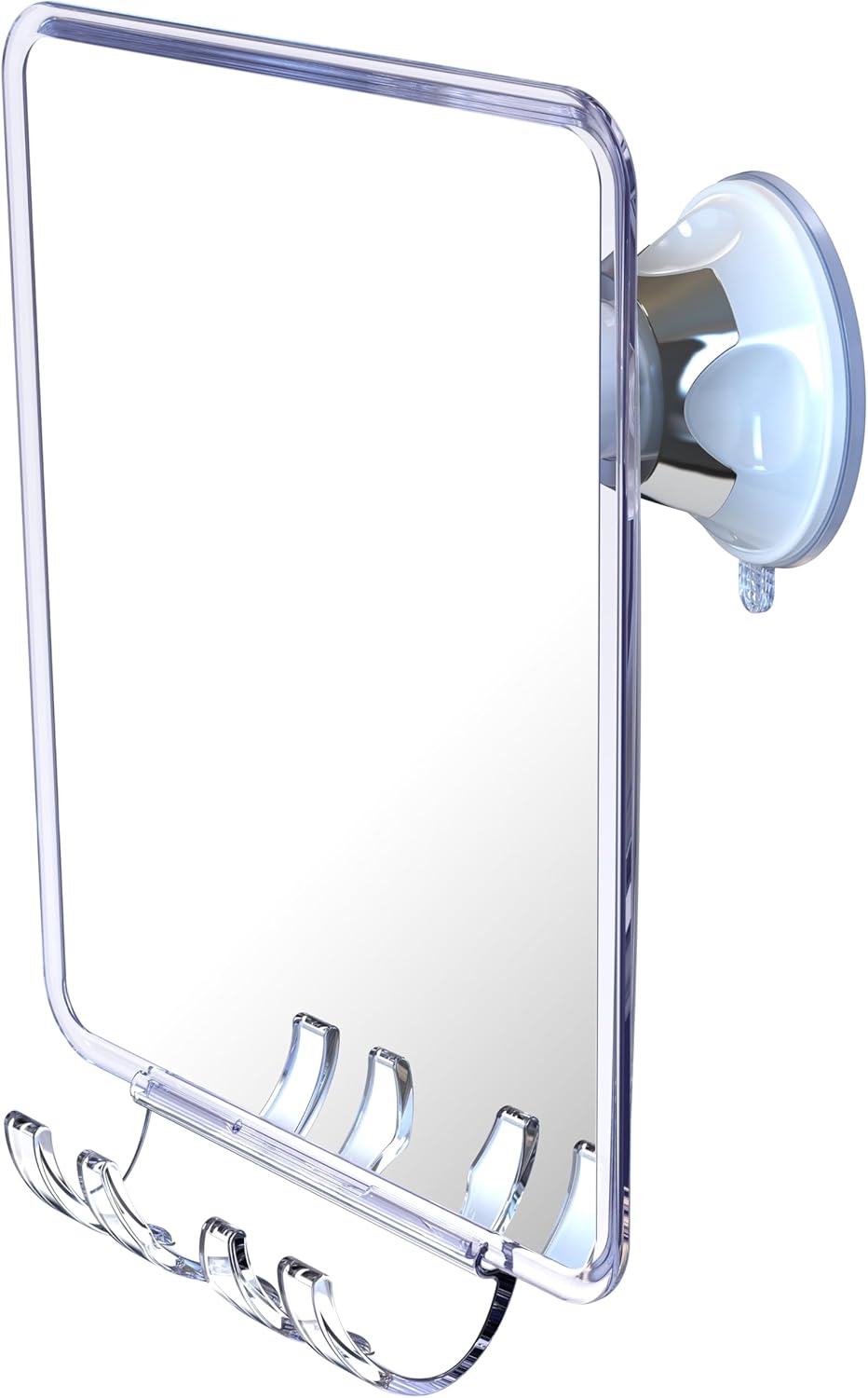 Luxo Shower Mirror Fogless for Shaving, Shower Shaving Mirror - Chrome