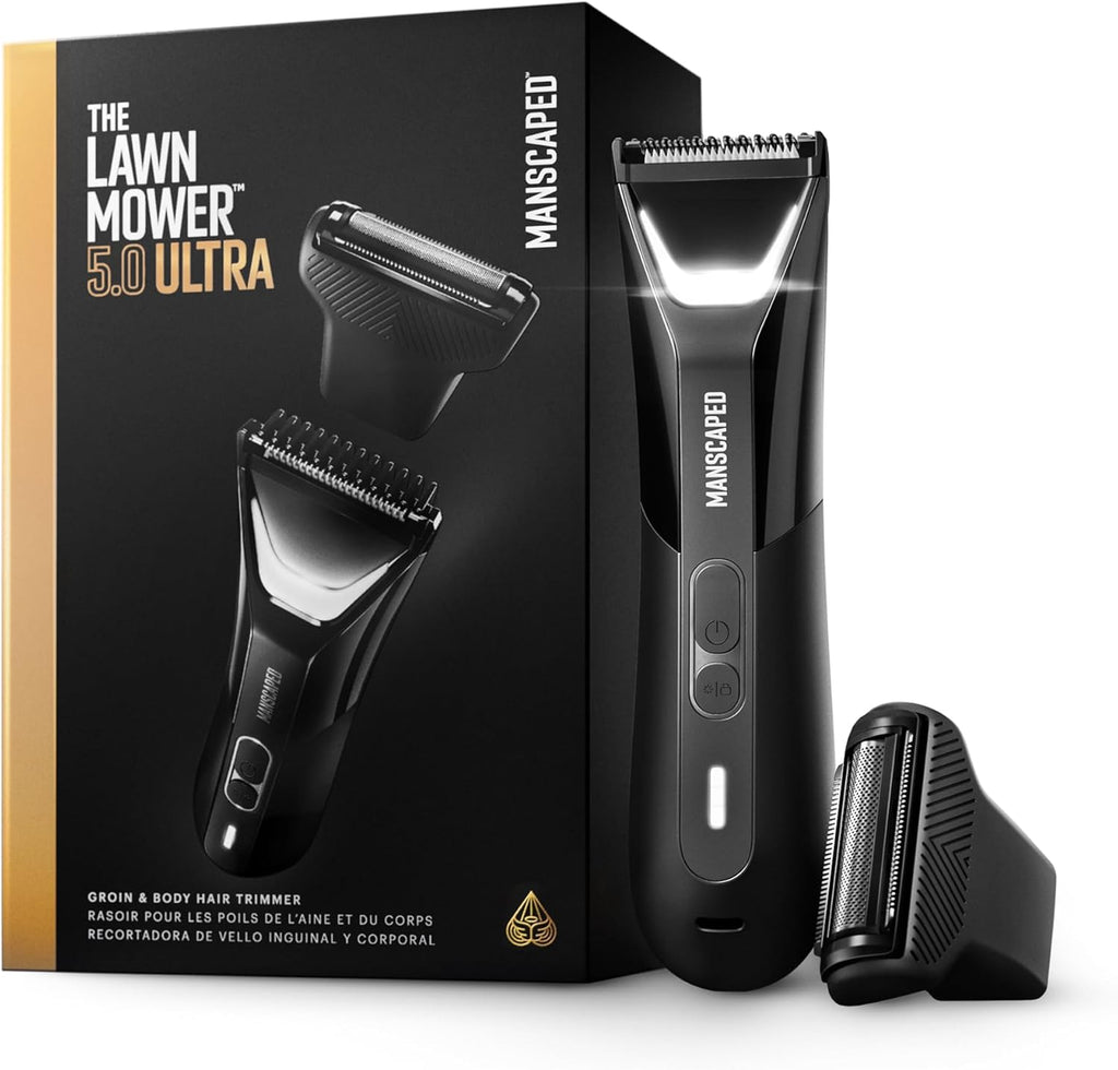 MANSCAPED® The Lawn Mower® 5.0 Ultra Groin & Body Hair Trimmer, Black