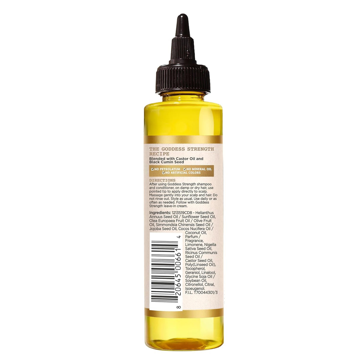Carol's Daughter Goddess Strength 7 Oil Blend Scalp and Hair Oil for Waves, Coils and Curls, Hair Treatment with Castor 
