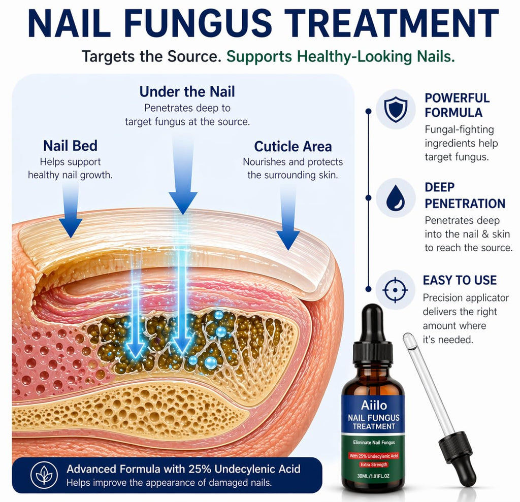 Nail Care Treatment Extra Strength with 25% Undecylenic Acid, 1.01 FLOZ