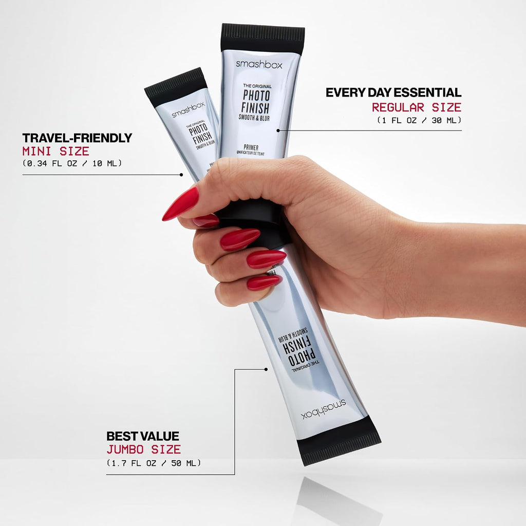 Smashbox Photo Finish Primers | Face Primers for Makeup, Smooths Skin & Extends Makeup Wear | Hydrating, Pore-Minimizing