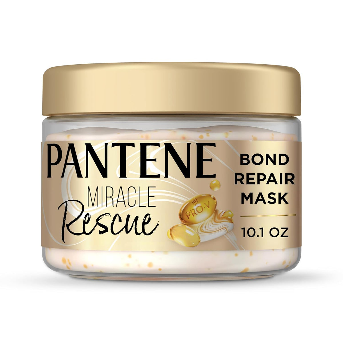 Pantene Miracle Rescue Hair Mask, Intensive Bond Repair with Melting Pro-V Pearls, Melts Away Damage, Builds Bonds, Stre