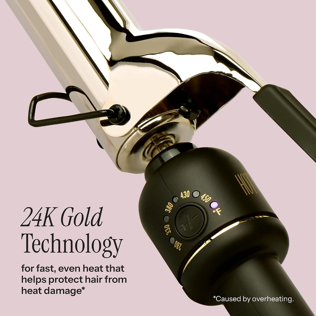 Hot Tools 1.5" Extended Barrel Curling Iron for Loose Curls