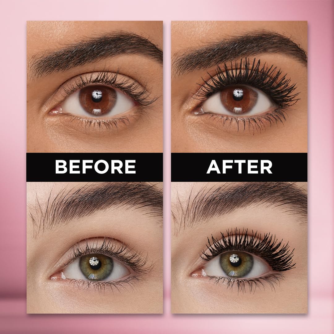 L'Oreal Paris Makeup Voluminous Lash Paradise Mascara, Voluptuous Volume, Intense Length, Feathery Soft Full Lashes, No 