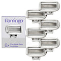 Flamingo Women's Original Razor Blade Refill Cartridges - 6 Count