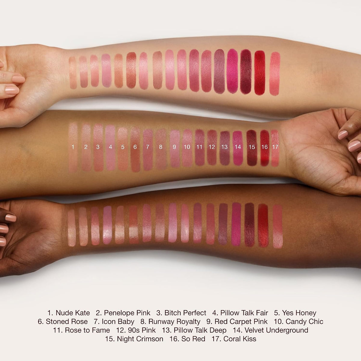 Charlotte Tilbury K.I.S.S.I.N.G Lipstick - Moisturizing & Hydrating Lipstick with Light-Diffusing Pigments for a Luminou