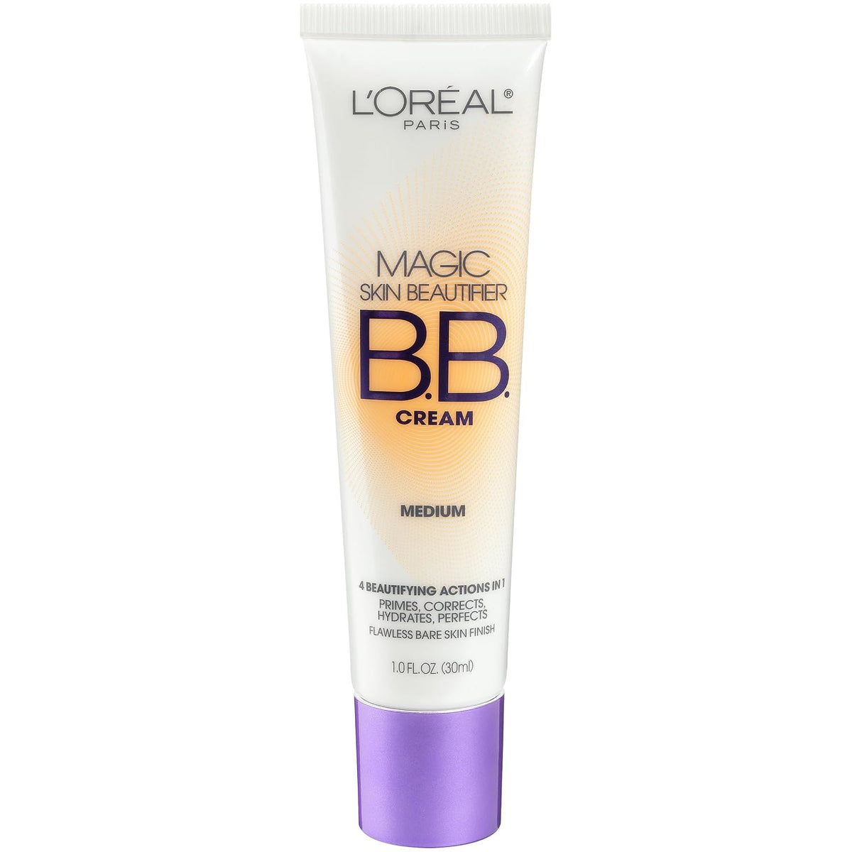 L'Oreal Paris Magic BB Cream, Hydrating Skin Beautifier & Color Changing Foundation, Light Coverage, Anti-Redness, 1 fl 
