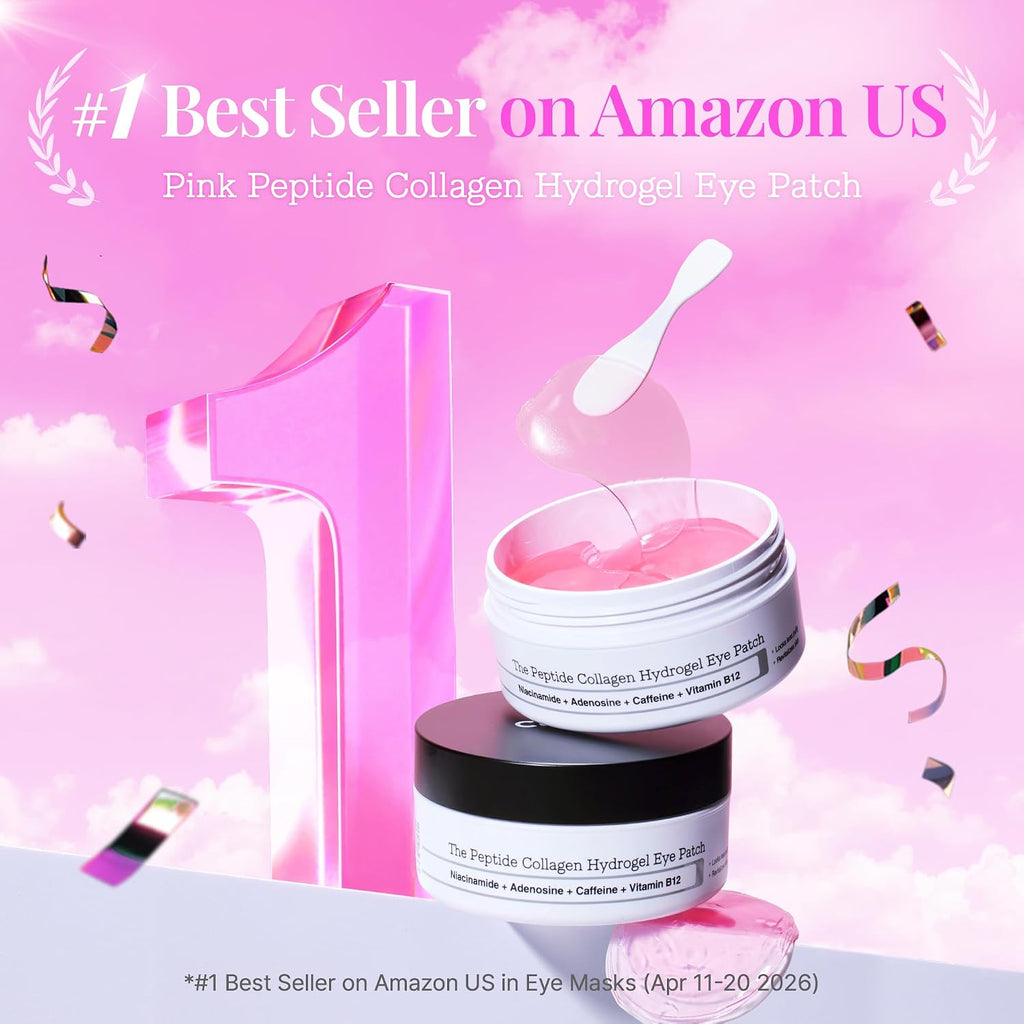 COSRX Pink Peptides Collagen Hydrogel Eye Patch for Puffy Eyes (60)