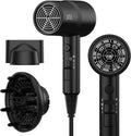 AINA Diffuser Hair Dryer Full-Featured Blow Dryer 110V/1600W(Vader Black)