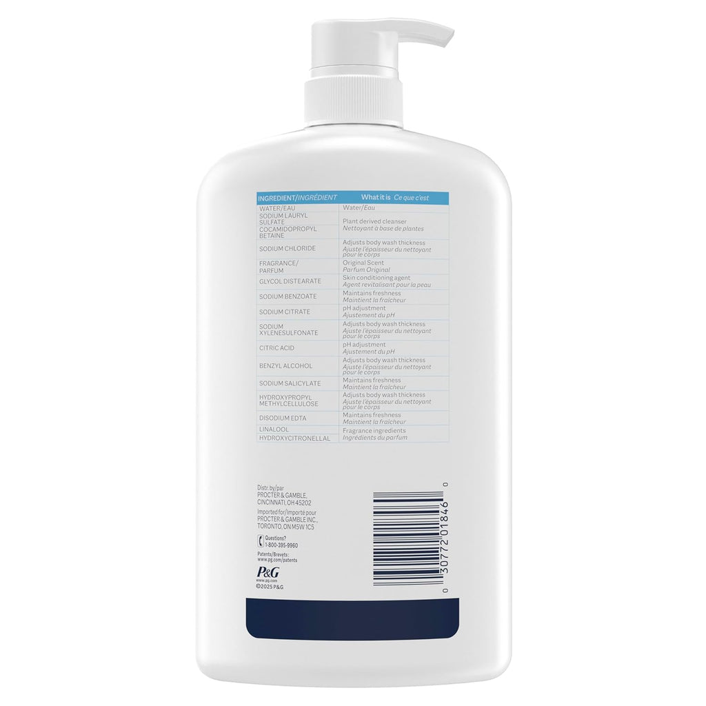 Ivory Body Wash Designed for the Whole Family, Original Scent, 35 fl oz