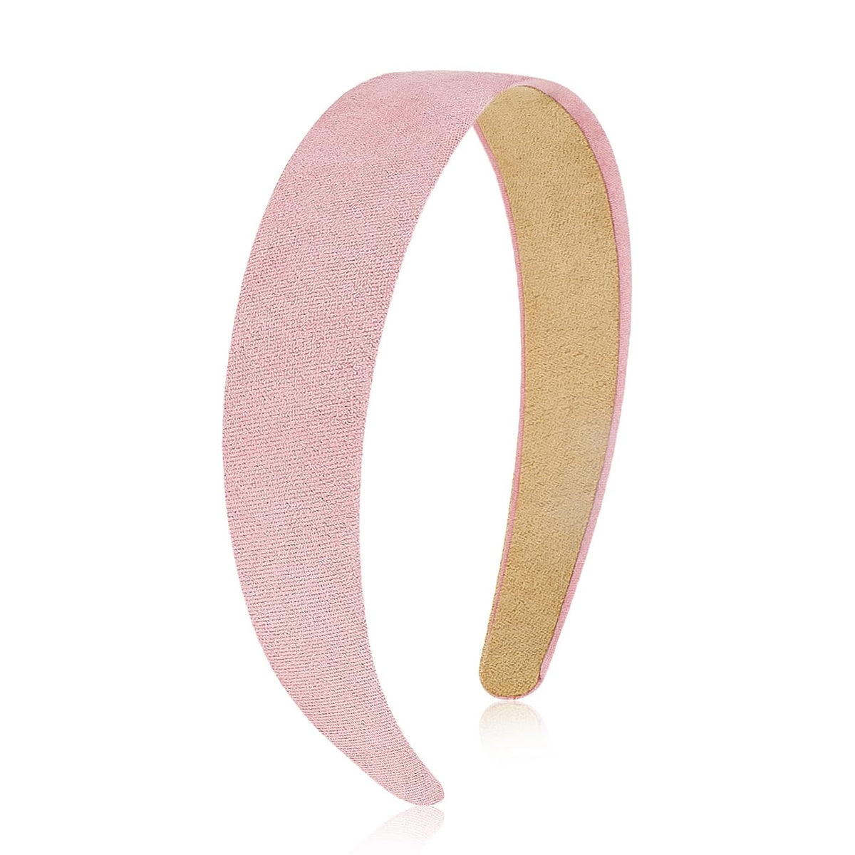 Wecoe Red Headband for Women Girls 1 Inch Sueded Like Head Band