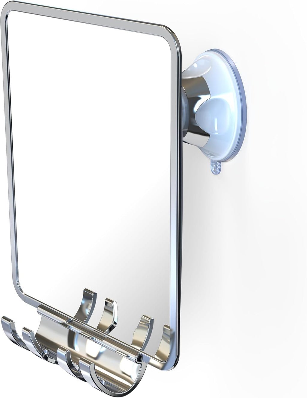 Luxo Shower Mirror Fogless for Shaving, Shower Shaving Mirror - Chrome