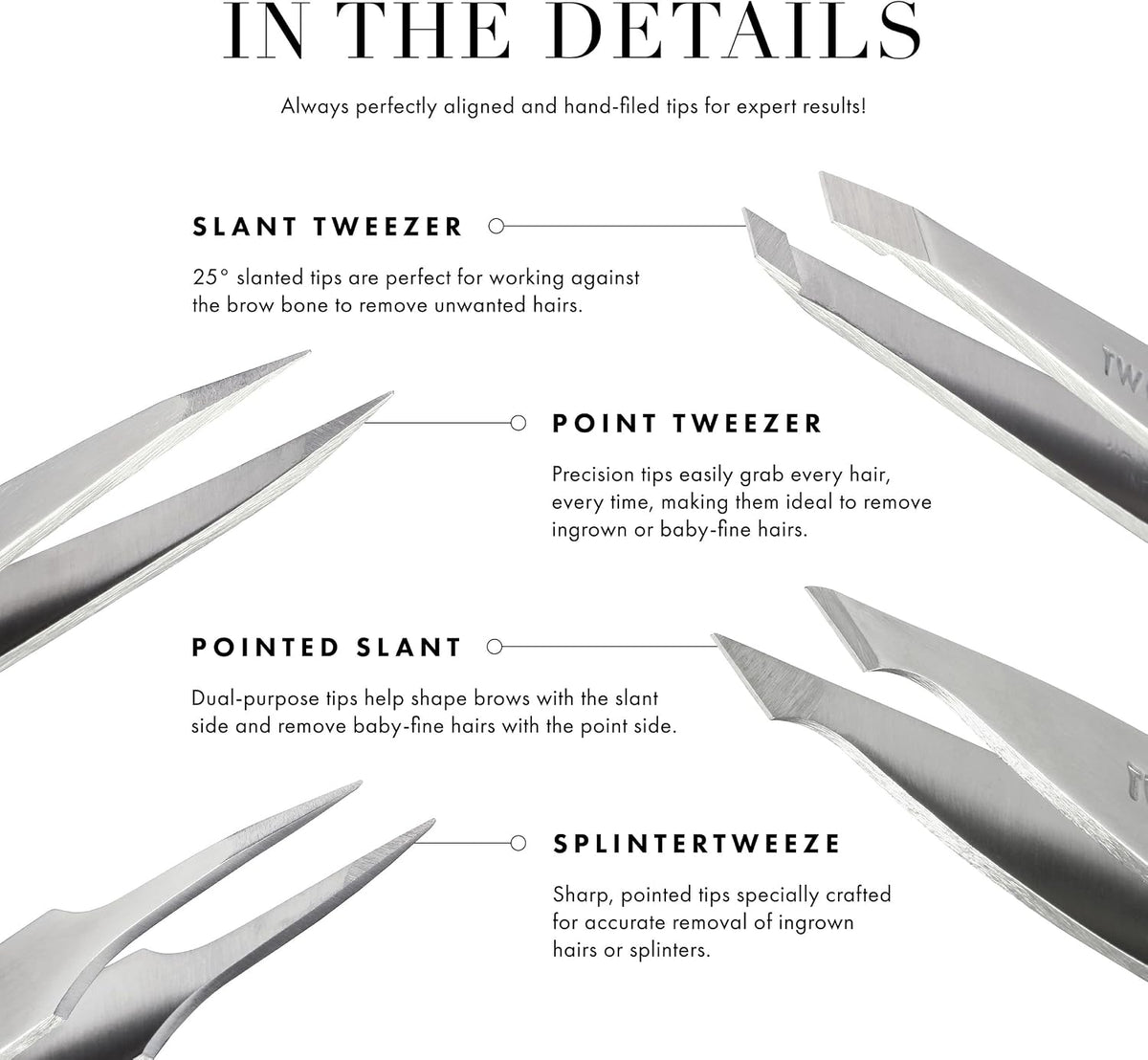 Tweezerman Mini Slant Tweezer – Tweezerman Tweezers for Eyebrows Neon Pink
