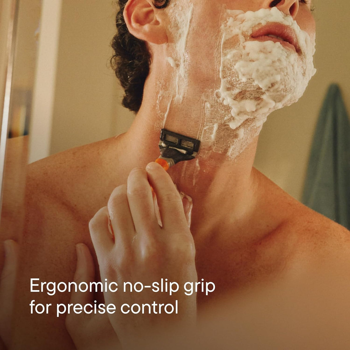 Harry's Original Shaving Kit for Men - Razor Handle, 3 Razor Blade Refills