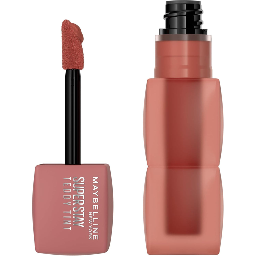 Maybelline Super Stay Teddy Lip Tint, Kneehigh, Pinky Mauve