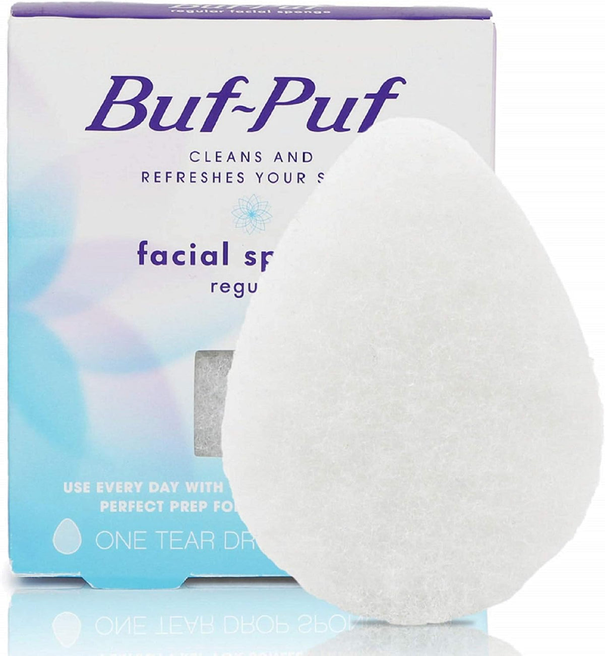 Nexcare BUF-PUF Regular Facial Sponge, Exfoliating, 1 Sponge