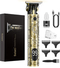 Solati Hair Clippers for Men, Professional Hair Trimmer Zero Gapped T-Blade Trimmer Cordless Rechargeable Edgers Clipper
