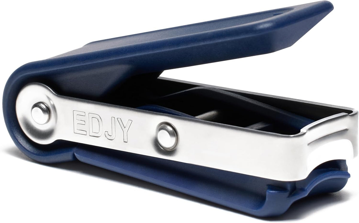 Fingernail Cutter Nail Cutter Stainless Steel EDJY Blue