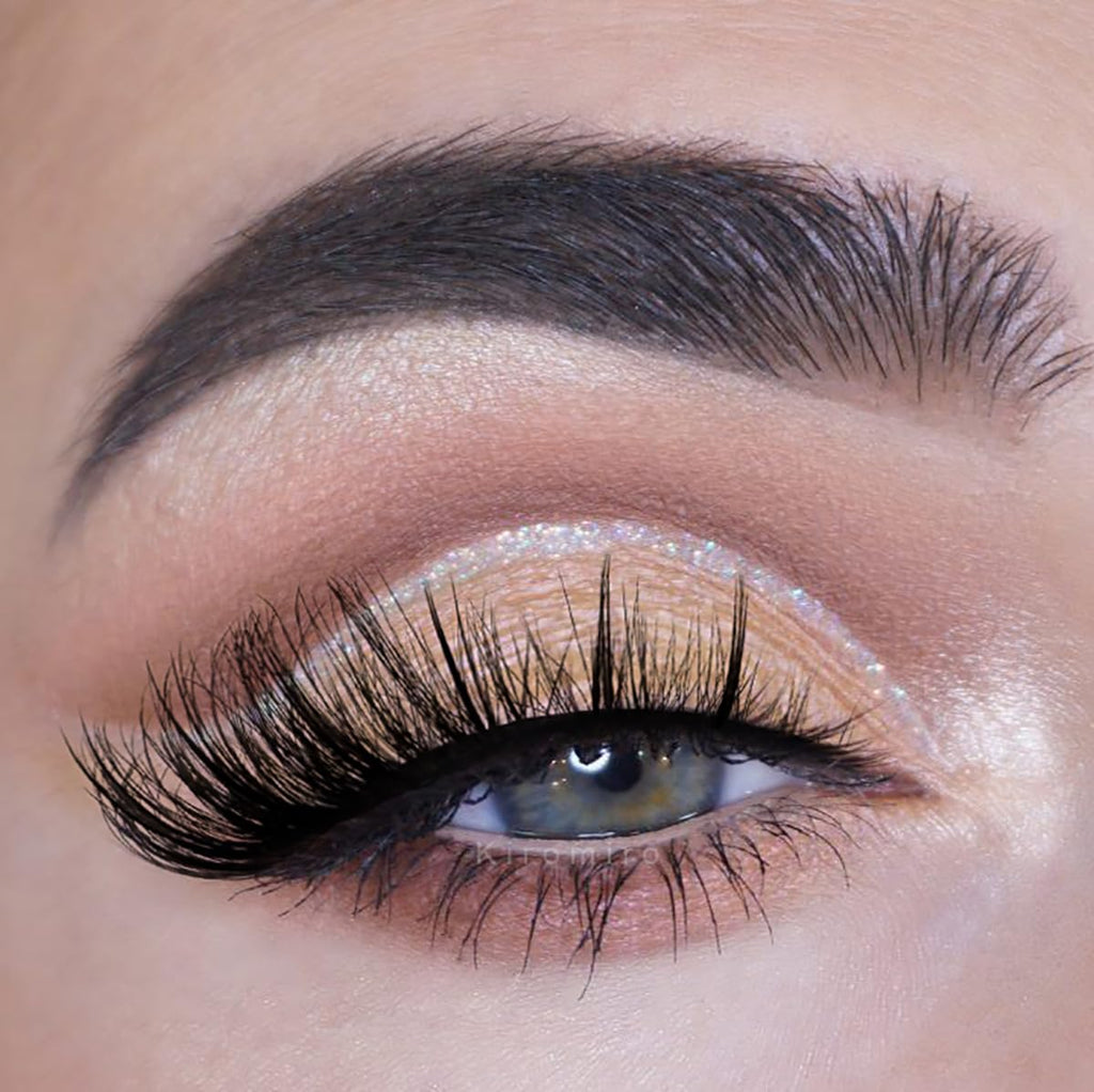 Fox Eye Lashes Wispy Faux Mink Lashes Volume Fairy Cat Eye Lashes That Look Like Extensions Spiky Fake Eyelashes 20mm Lo
