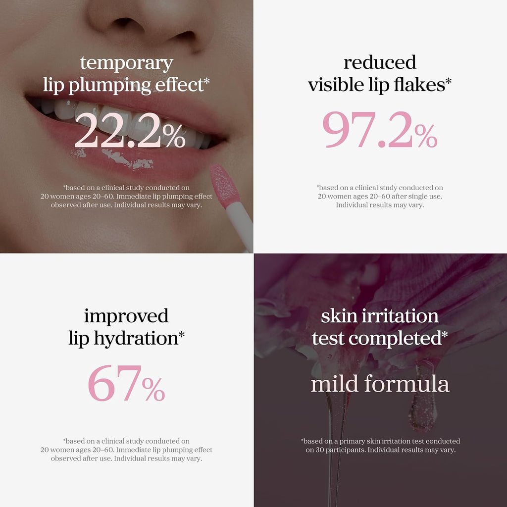 NOONI Korean Lip Oil - Applepeony - pH Color-Changing Plumping Lip Gloss