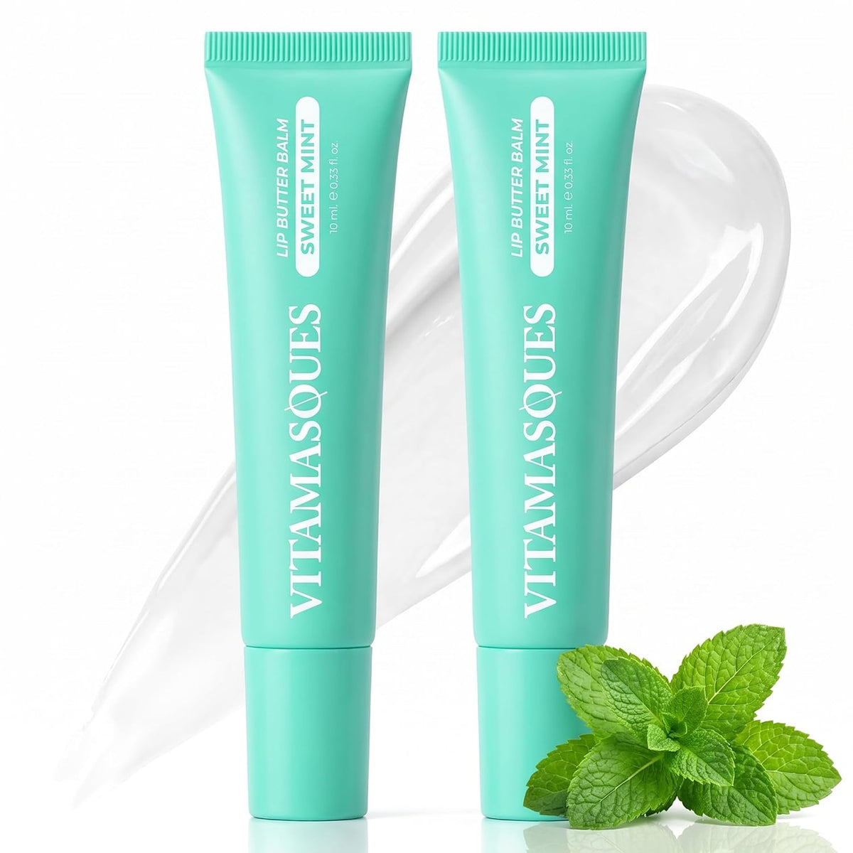 Vitamasques Lip Butter Balm - Vanilla Creme, Korean Lip Balm - 0.33 fl.oz