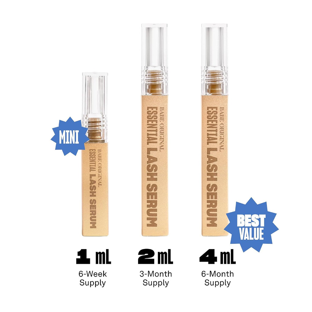 Babe Original Lash Serum - Fuller & Longer Looking Eyelashes, Advanced Lash Enhancing Treatment for Natural Lashes, Exte